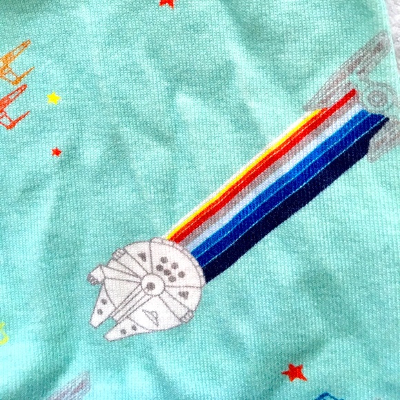 Hanna Andersson + Star Wars Chewbacca Short Sleeve Pajama Set 4T - Picture 3 of 6